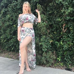 Two Piece Floral Set